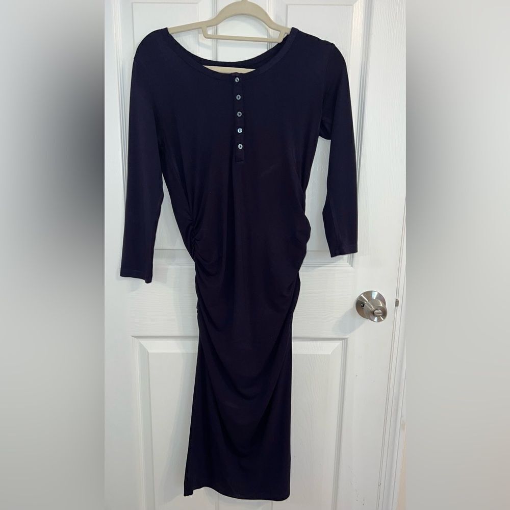 ISABELLA OLIVER MATERNITY LONG SLEEVE DRESS